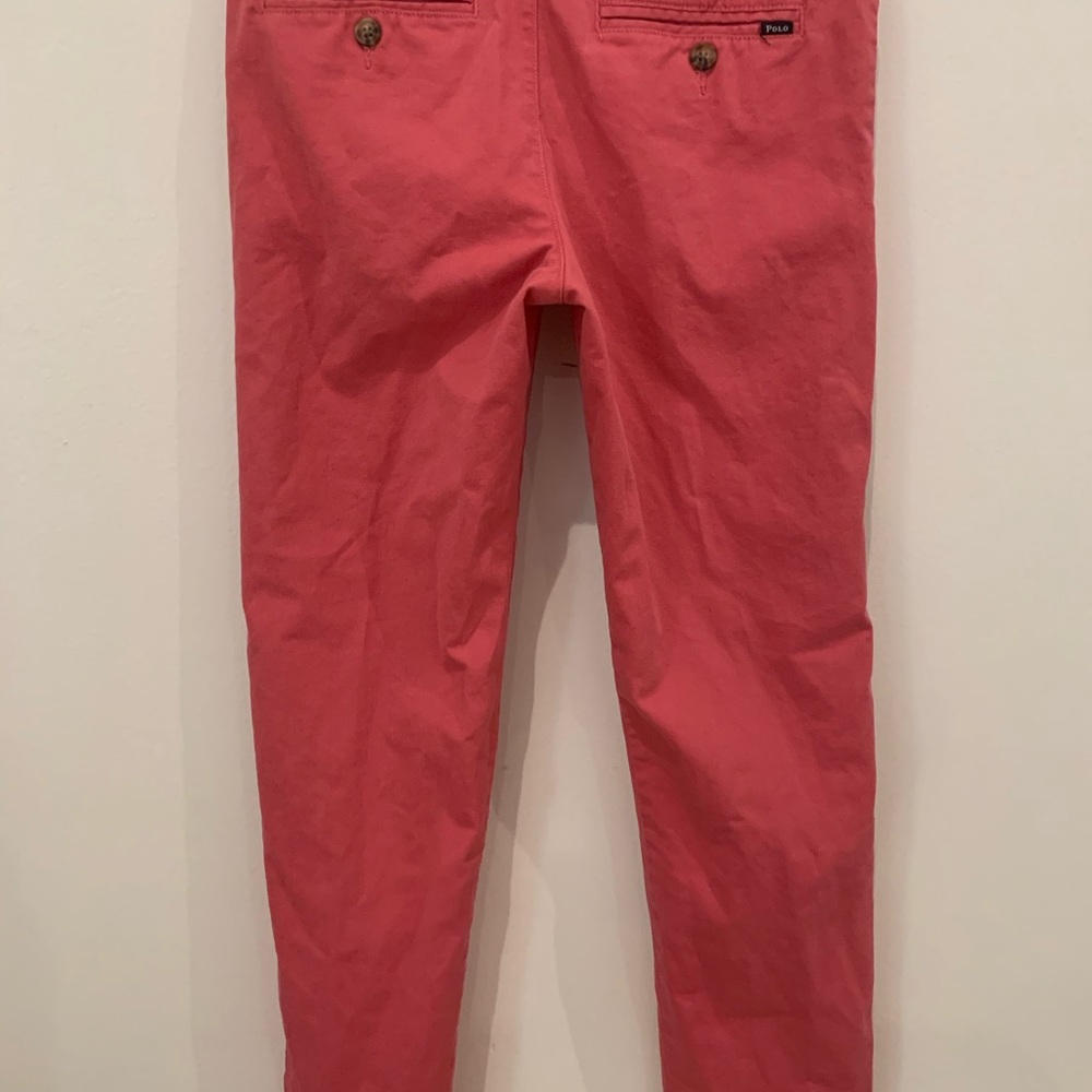 Ralph Lauren Boys light red cotton Chino pants